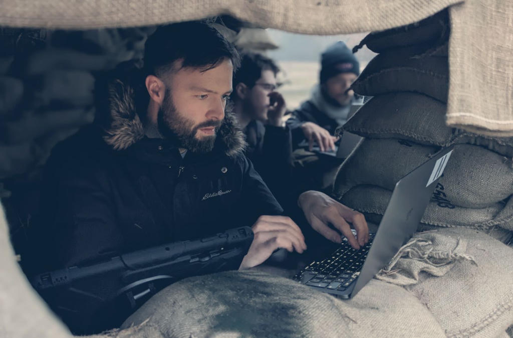 Literally, in the field